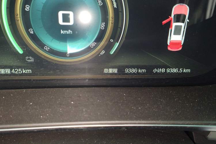 Used BAIC Beijing EX3 2019 R600 Jingshang Edition Odometer Close Up