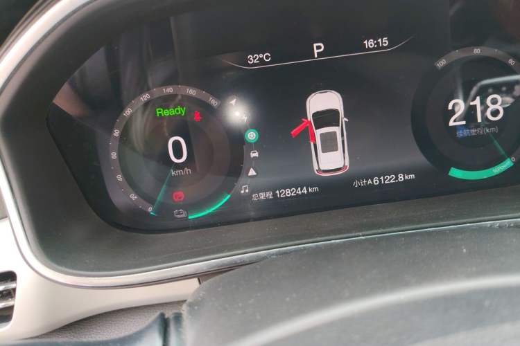 Used BAIC Beijing EX3 2019 Xianshang Limited Edition Odometer Close Up