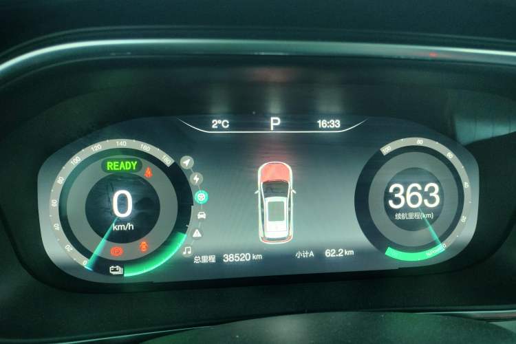 Used BAIC Beijing EX3 2019 R600 Strong Wind Edition Instrument Cluster