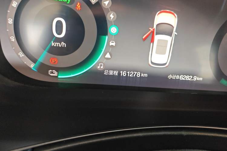 Used BAIC Beijing EX5 2019 Yuefeng Edition Odometer Close Up