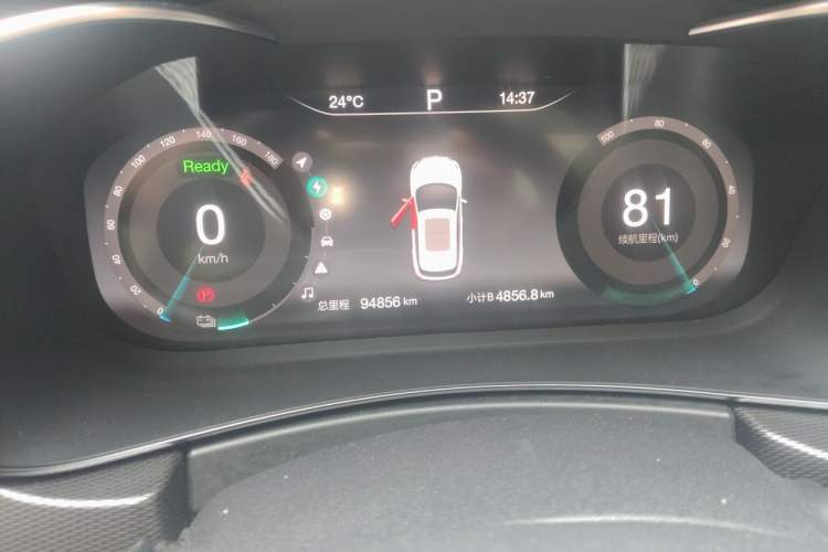 Used BAIC Beijing EX5 2019 Enjoyment Edition Odometer Close Up