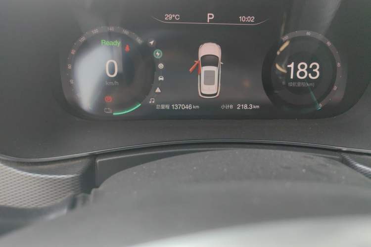 Used BAIC Beijing EX5 2019 Yuefeng Edition Odometer Close Up