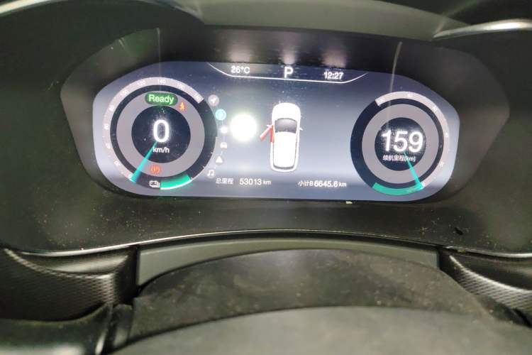 Used BAIC Beijing EX5 2019 Enjoyment Edition Odometer Close Up