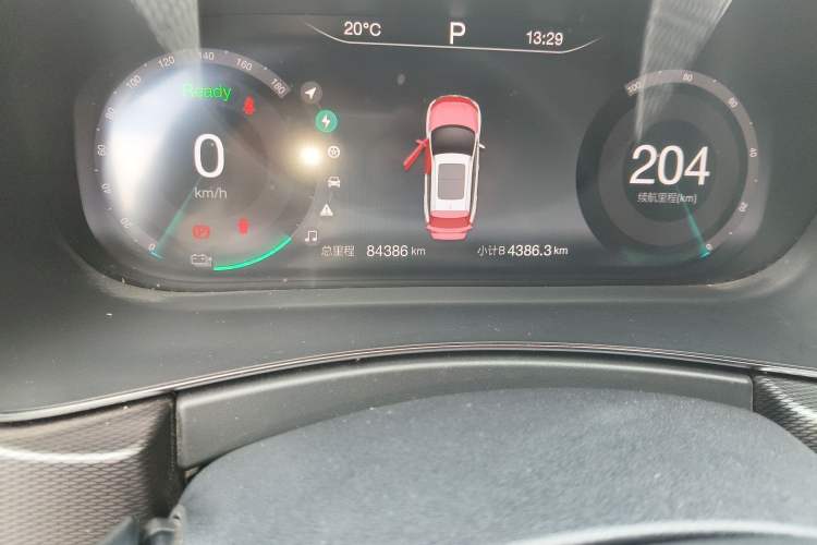 Used BAIC Beijing EX5 2019 Enjoyment Edition Odometer Close Up