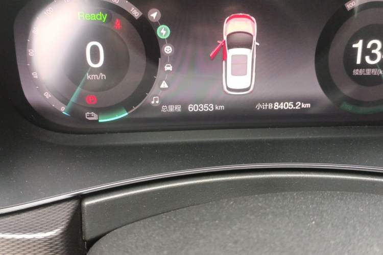 Used BAIC Beijing EX5 2019 Yuefeng Edition Odometer Close Up