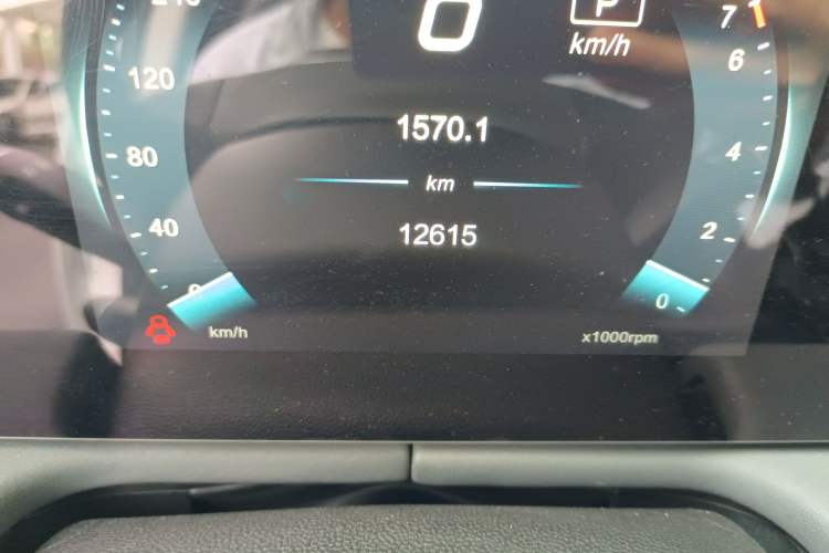 Used BAIC Beijing U5 PLUS 2021 1.5L CVT Luxury Edition Odometer Close Up