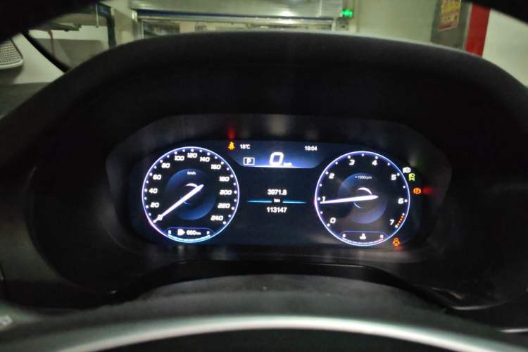 Used BAIC Beijing U7 2019 1.5T CVT New Smart Version China VI Emission Standard Instrument Cluster