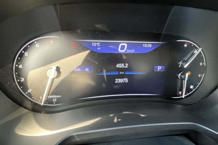 Used BAIC Beijing U7 2019 1.5T CVT Elite Edition China V Odometer Close Up