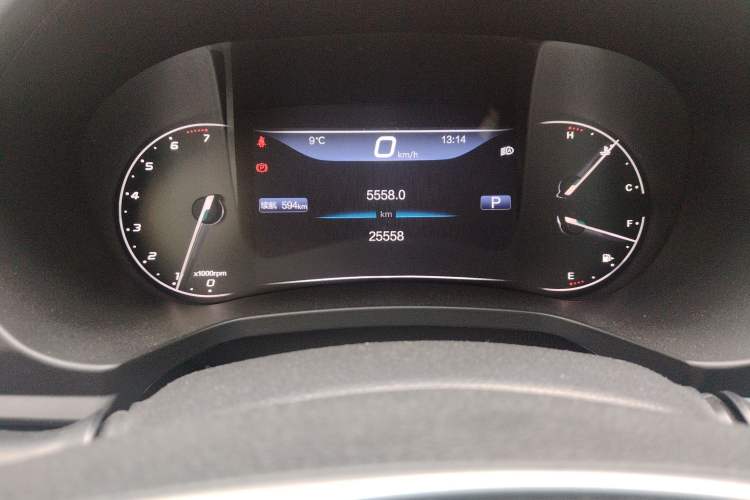 Used BAIC Beijing U7 2019 1.5T CVT Elite Edition China V Odometer Close Up