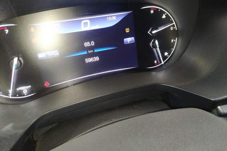 Used BAIC Beijing U7 2019 1.5T CVT Elite Version China VI Odometer Close Up