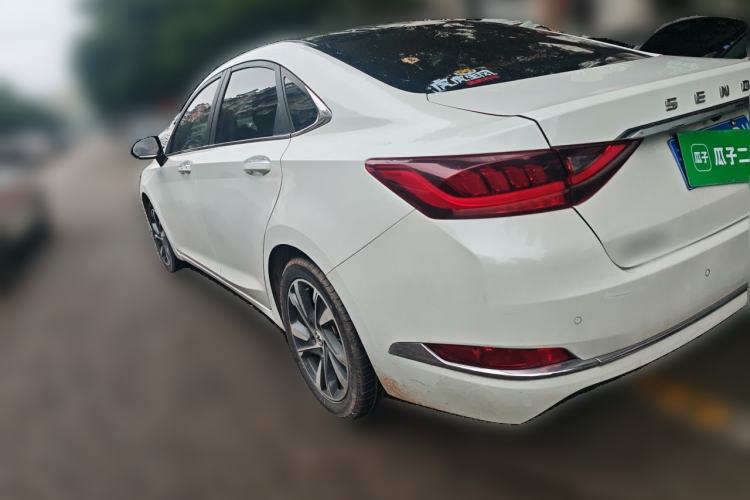 Used BAIC Beijing U7 2019 1.5T CVT New Smart Version China VI Emission Standard Rear Left 45 Deg