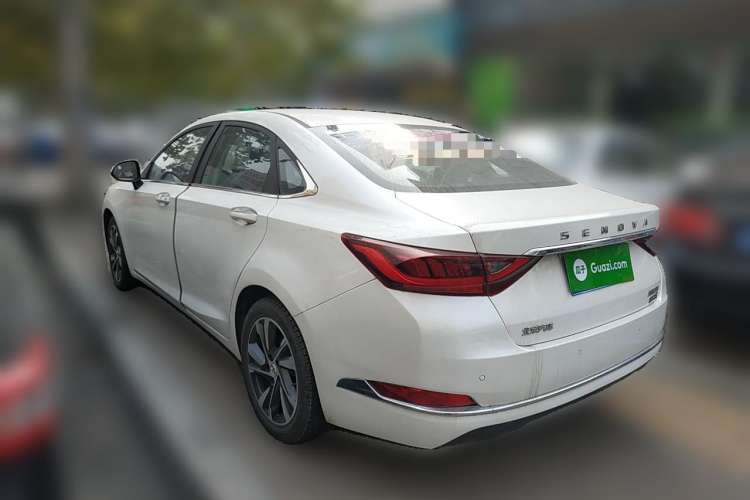 Used BAIC Beijing U7 2019 1.5T CVT Elite Edition China V Rear Left 45 Deg