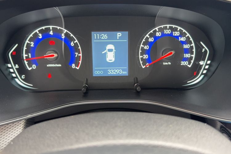 Used BAIC Beijing X3 2019 1.5T CVT Glory Edition Odometer Close Up