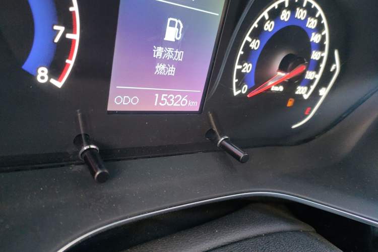 Used BAIC Beijing X3 2019 1.5T Manual Glory Edition Odometer Close Up