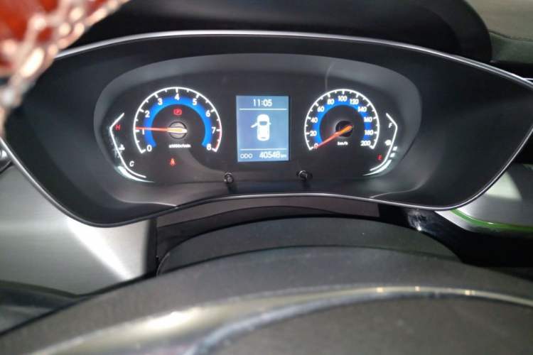 Used BAIC Beijing X3 2019 1.5T Manual Glory Edition Odometer Close Up