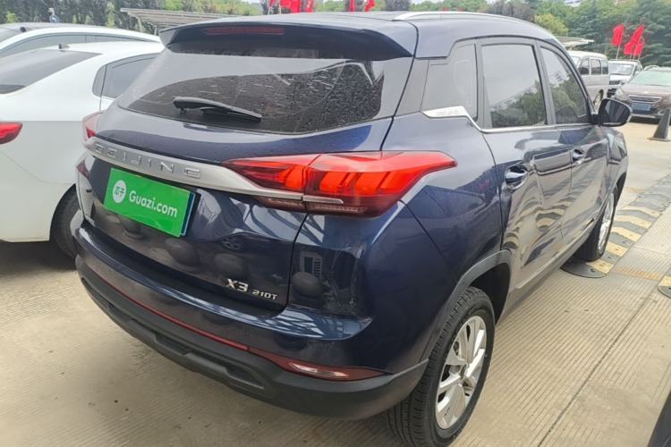 Used BAIC Beijing X3 2019 1.5T CVT Glory Edition Rear Right 45 Deg