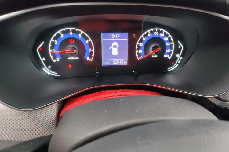 Used BAIC Beijing X3 2019 1.5L Manual Glory Edition Odometer Close Up