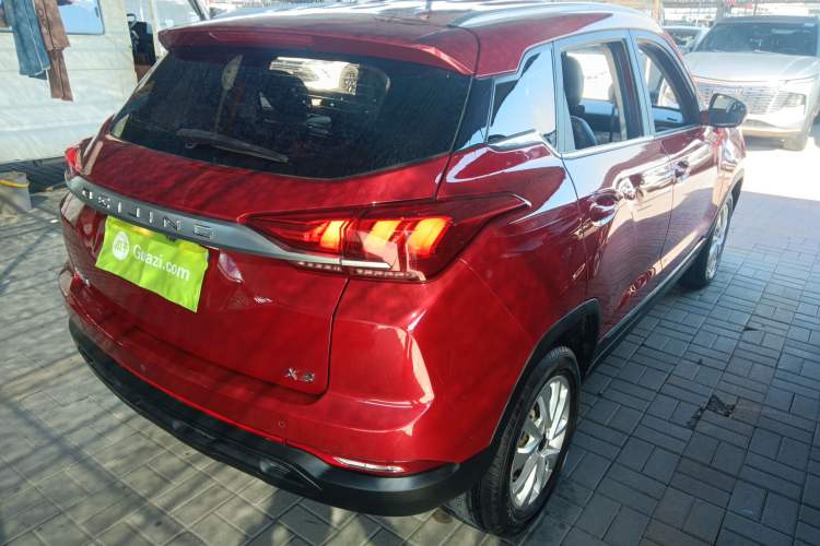 Used BAIC Beijing X3 2019 1.5L Manual Glory Edition Rear Right 45 Deg