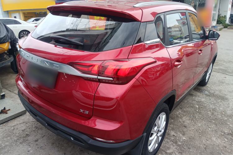 Used BAIC Beijing X3 2019 1.5L Automatic Glory Edition Rear Right 45 Deg