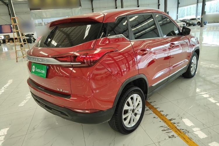 Used BAIC Beijing X3 2019 1.5T Manual Glory Edition Rear Right 45 Deg