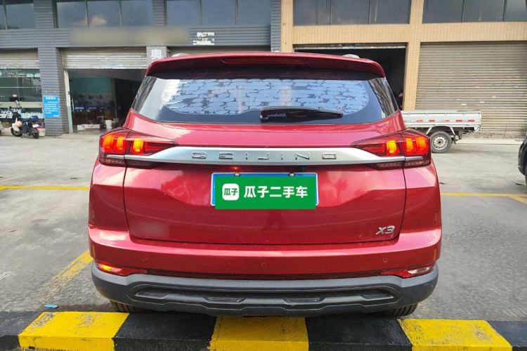 Used BAIC Beijing X3 2019 1.5L Manual Glory Edition Rear