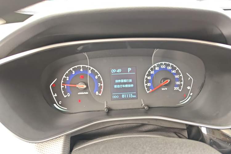 Used BAIC Beijing X3 2019 1.5T CVT Glory Edition Instrument Cluster