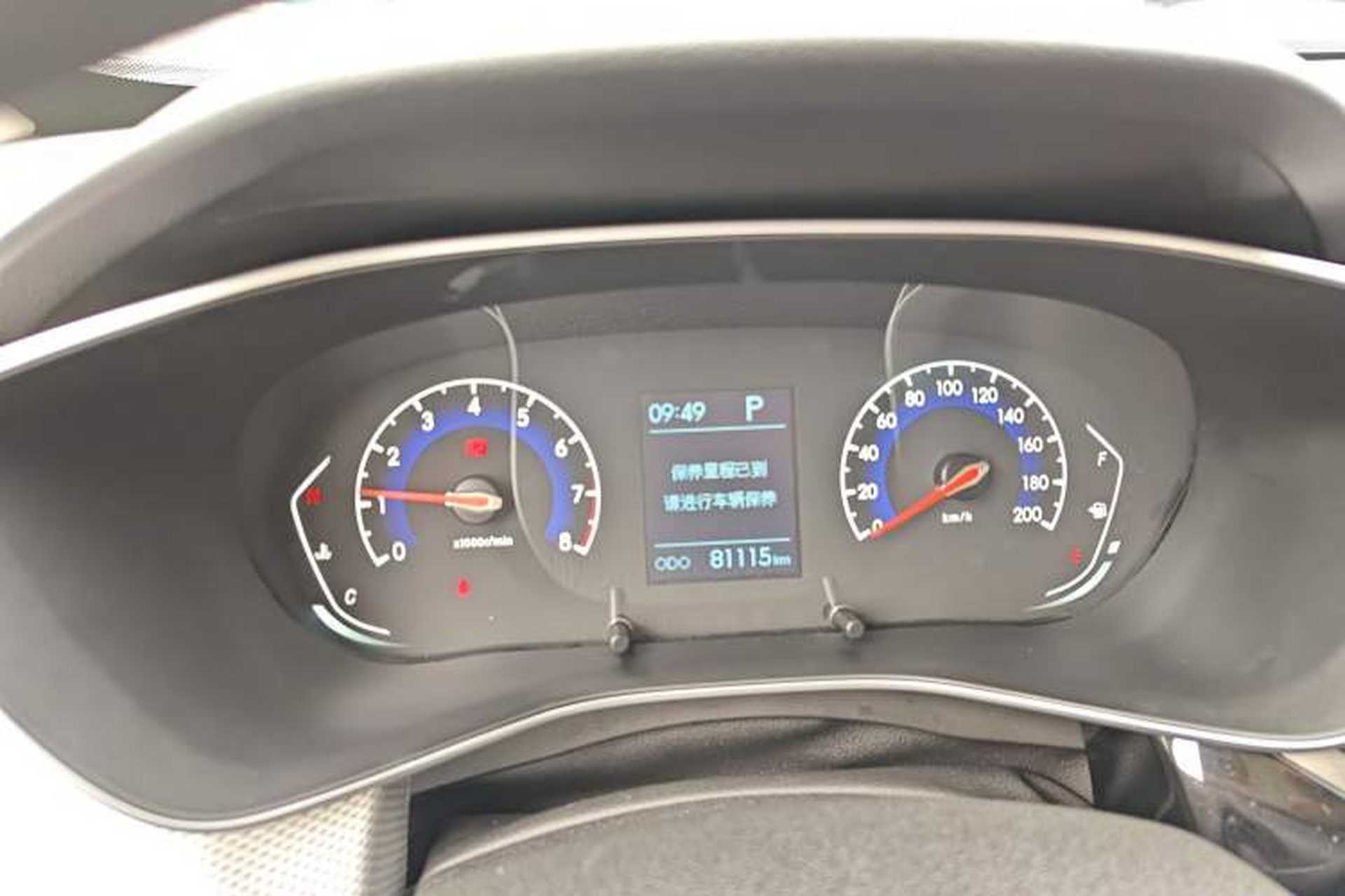Used BAIC Beijing X3 2019 1.5T CVT Glory Edition Instrument Cluster