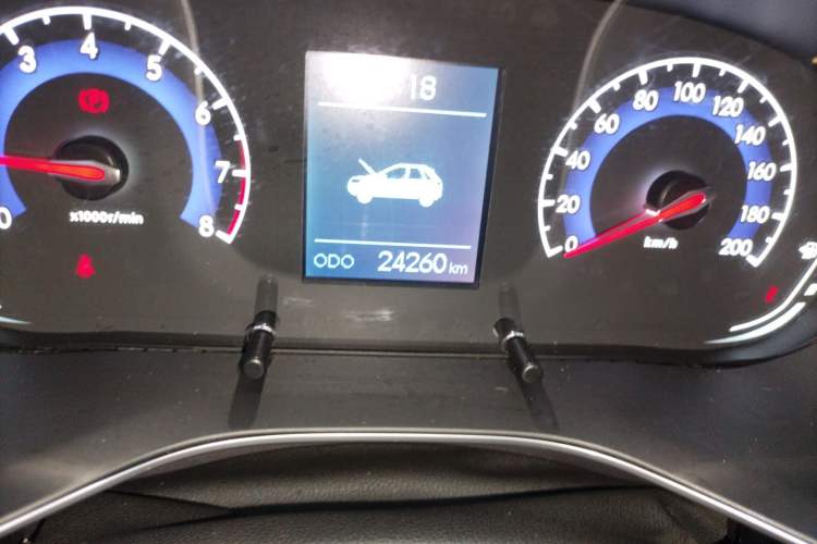 Used BAIC Beijing X3 2019 1.5L Manual Glory Edition Odometer Close Up