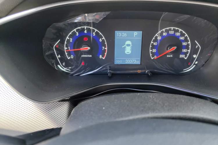 Used BAIC Beijing X3 2019 1.5L Automatic Glory Edition Odometer Close Up