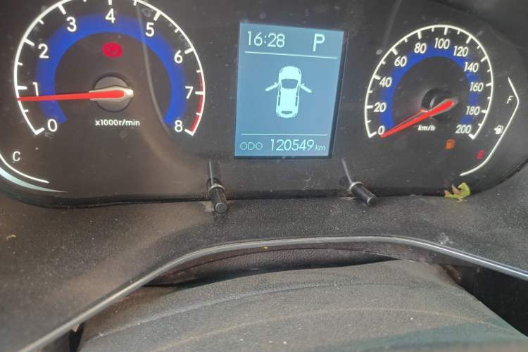 Used BAIC Beijing X3 2019 1.5L Automatic Glory Edition Odometer Close Up