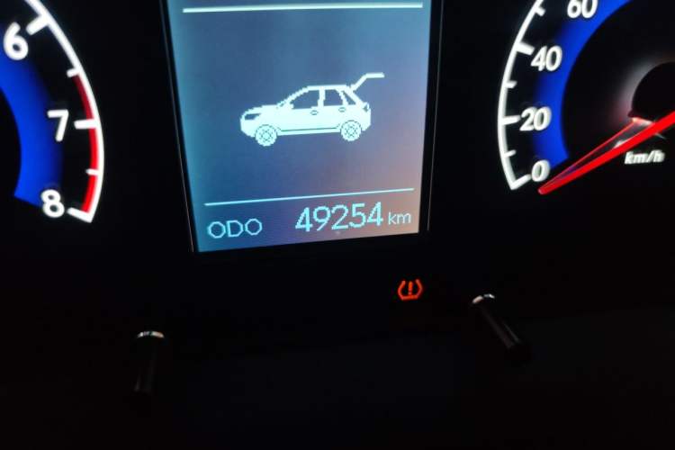 Used BAIC Beijing X3 2019 1.5T Manual Glory Edition Odometer Close Up