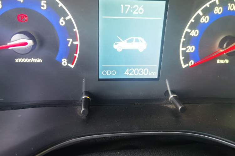 Used BAIC Beijing X3 2019 1.5L Manual Glory Edition Odometer Close Up