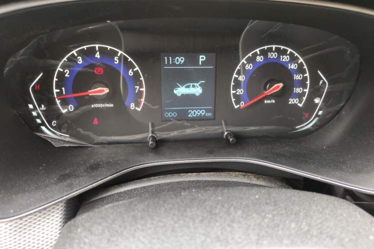 Used BAIC Beijing X3 2019 1.5T CVT Glory Edition Odometer Close Up