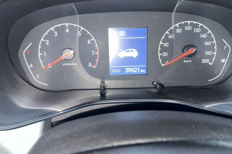 Used BAIC Beijing X3 2019 1.5T CVT Glory Edition Odometer Close Up