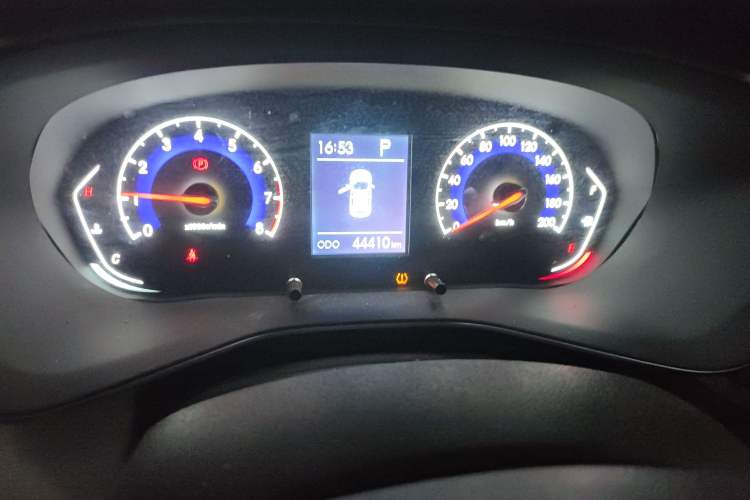 Used BAIC Beijing X3 2019 1.5T CVT Glory Edition Odometer Close Up