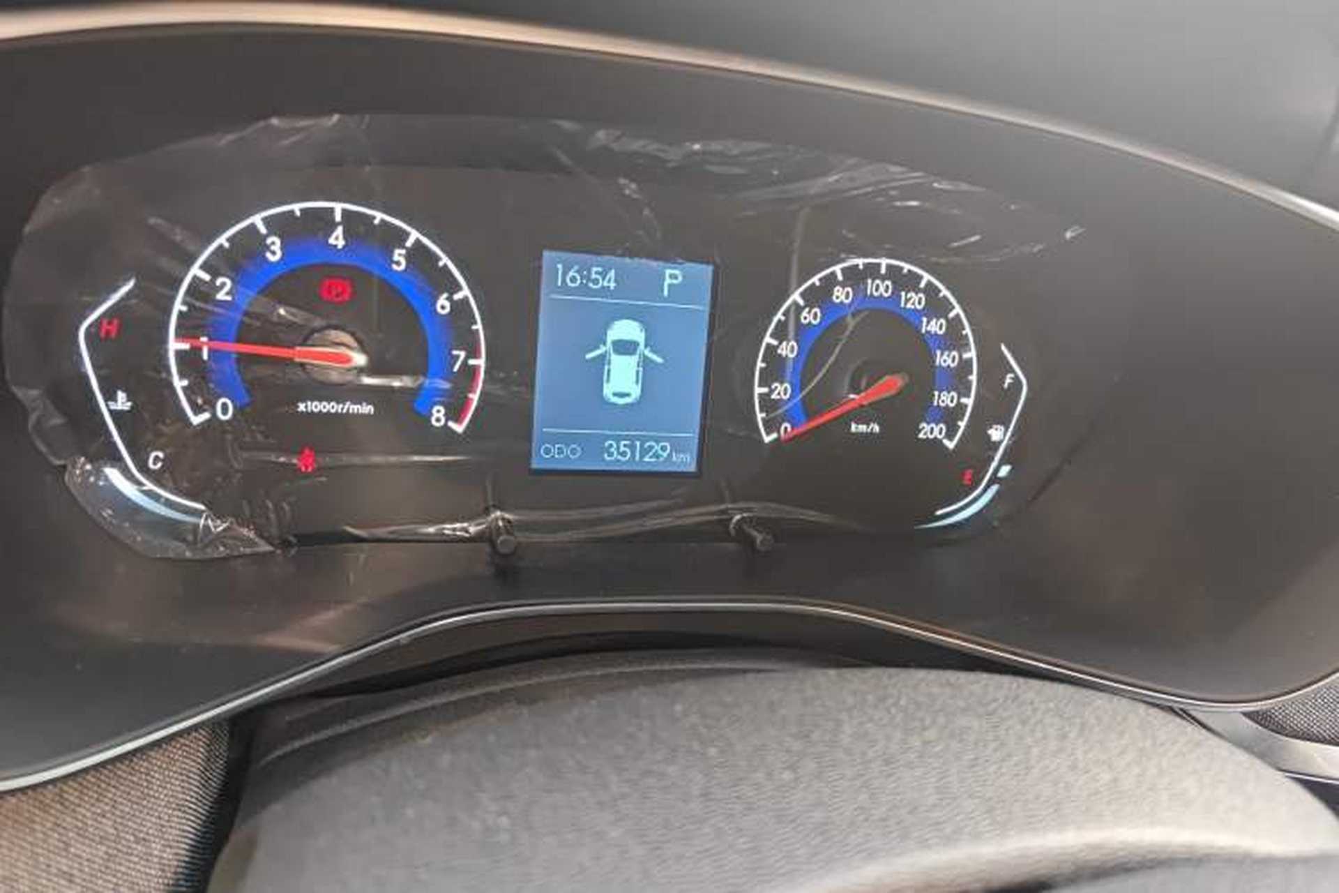 Used BAIC Beijing X3 2019 1.5T CVT Star Edition Odometer Close Up