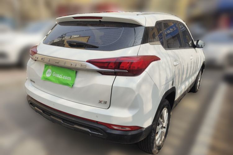 Used BAIC Beijing X3 2019 1.5L Manual Glory Edition Rear Right 45 Deg
