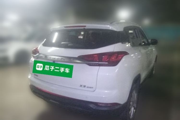 Used BAIC Beijing X3 2019 1.5T Manual Glory Edition Rear Right 45 Deg