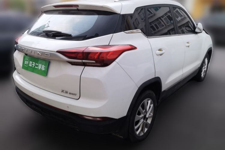 Used BAIC Beijing X3 2019 1.5T CVT Glory Edition Rear Right 45 Deg