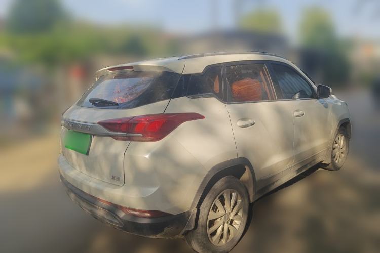 Used BAIC Beijing X3 2019 1.5L Automatic Glory Edition Rear Right 45 Deg