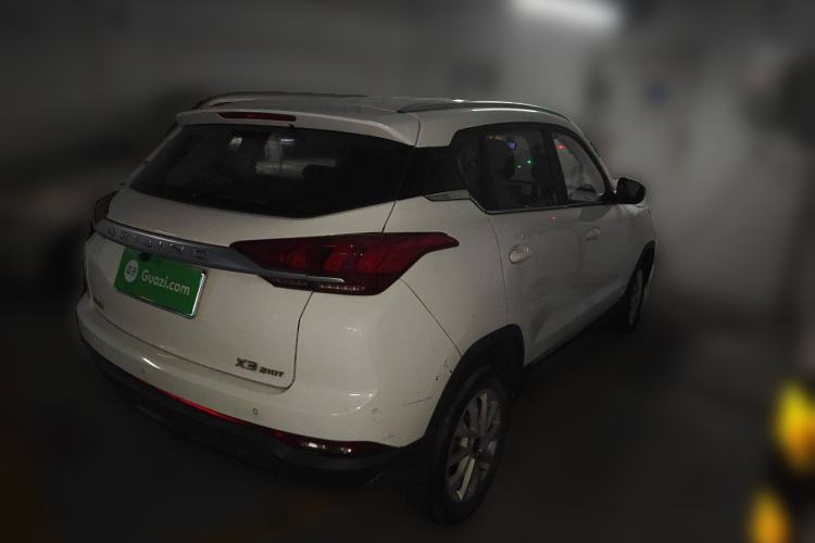 Used BAIC Beijing X3 2019 1.5T CVT Glory Edition Rear Right 45 Deg