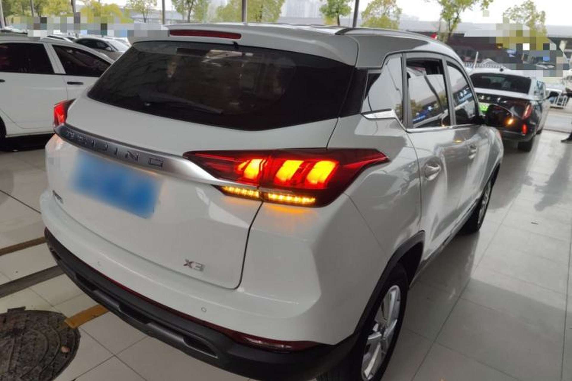 Used BAIC Beijing X3 2019 1.5T CVT Glory Edition Rear Right 45 Deg