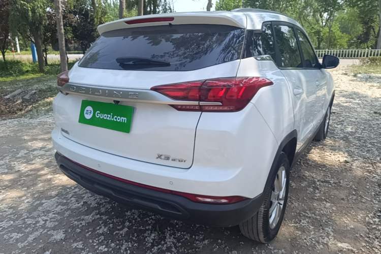 Used BAIC Beijing X3 2019 1.5T CVT Glory Edition Rear Right 45 Deg