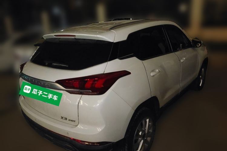 Used BAIC Beijing X3 2019 1.5T Manual Glory Edition Rear Right 45 Deg