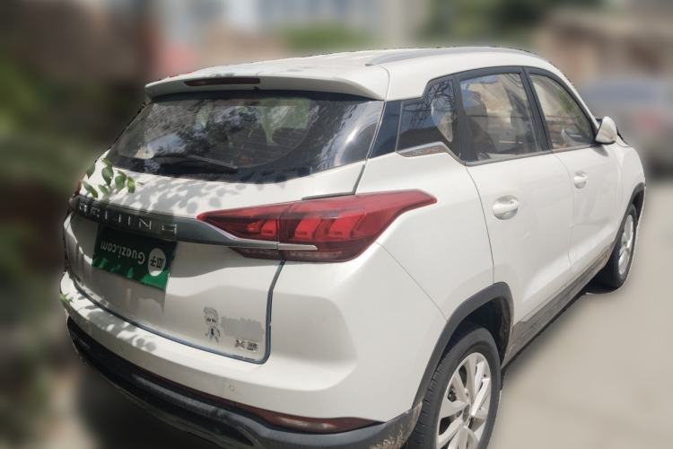 Used BAIC Beijing X3 2019 1.5L Manual Glory Edition Rear Right 45 Deg
