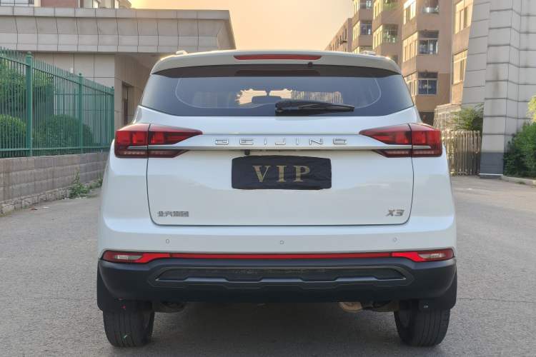 Used BAIC Beijing X3 2019 1.5L Manual Glory Edition Rear
