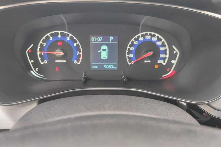 Used BAIC Beijing X3 2020 1.5T CVT Honor Edition PLUS Odometer Close Up