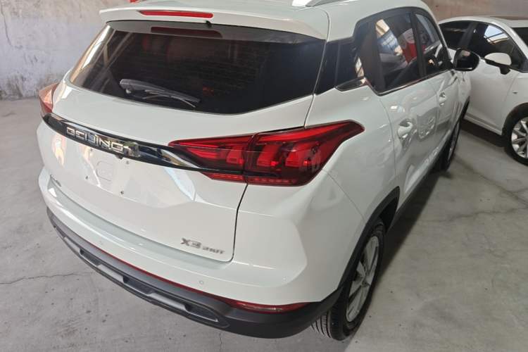 Used BAIC Beijing X3 2021 1.5T CVT Glory Edition Rear Right 45 Deg