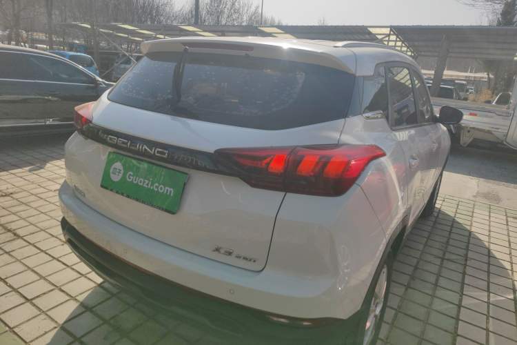 Used BAIC Beijing X3 2021 1.5T CVT Glory Edition Rear Right 45 Deg