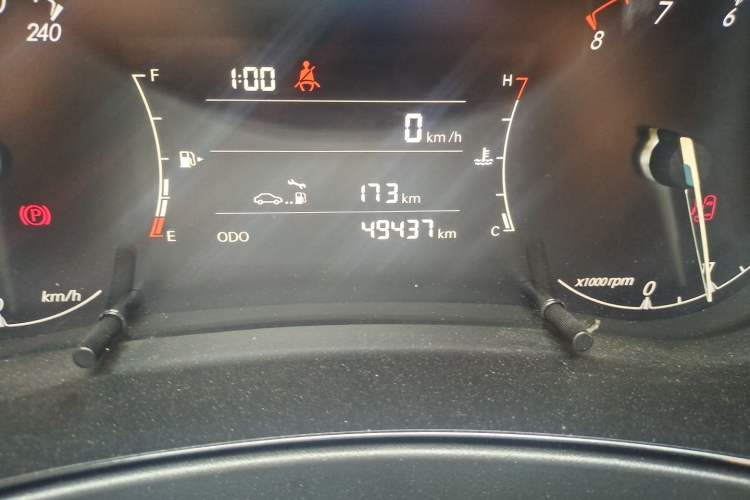 Used BAIC Beijing X5 2018 1.5T Manual Advance Version China V Odometer Close Up